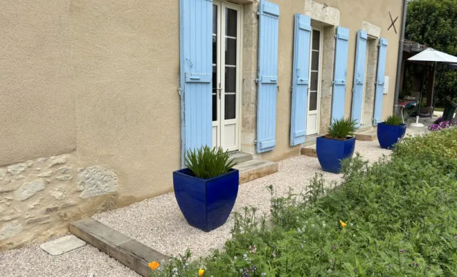 artisan terrassement chemin calcaire Gers